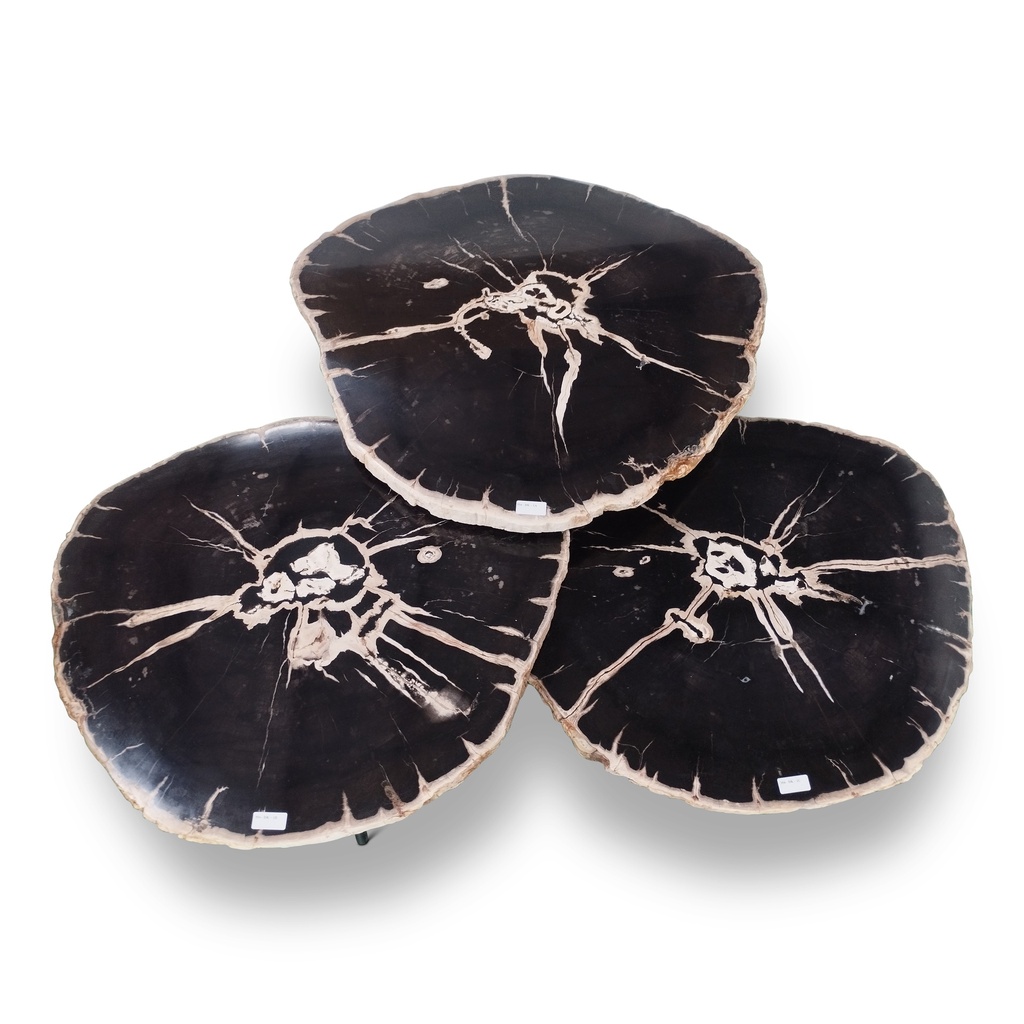Jeno Nesting Coffee Table (set of 3) - Natural Dark